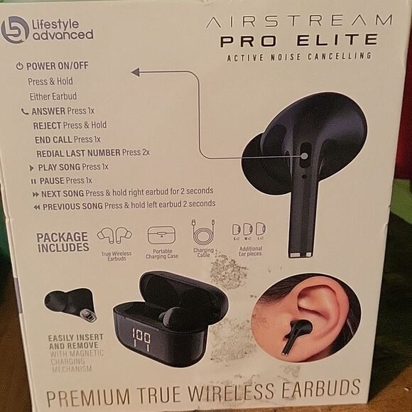 Wireless Bluetooth Earbuds w/Charging Case - Picture 4 of 4